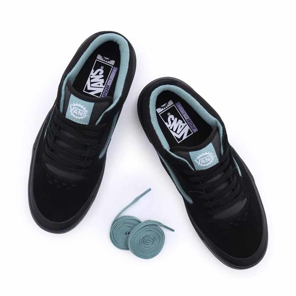 Vans BMX Style 114 Vulcanised Black Teal Skate Shoes