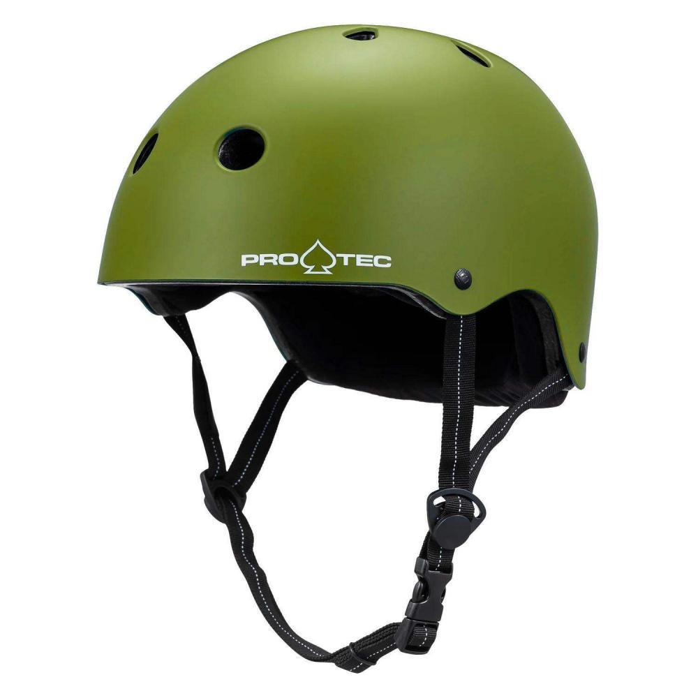 Pro-Tec Skateboard Helmet Low Pro Army Green Matte
