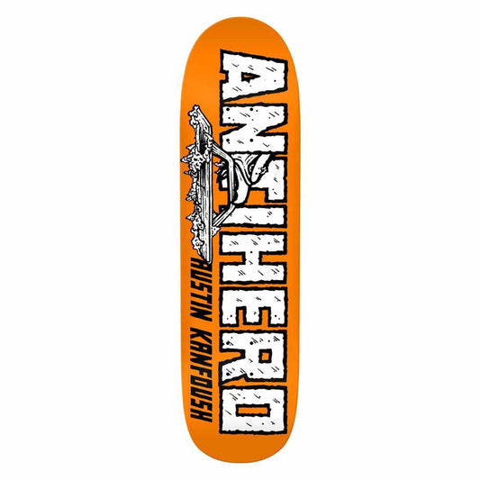 Antihero Skateboard Deck Kanfoush Custom Orange 8.55"