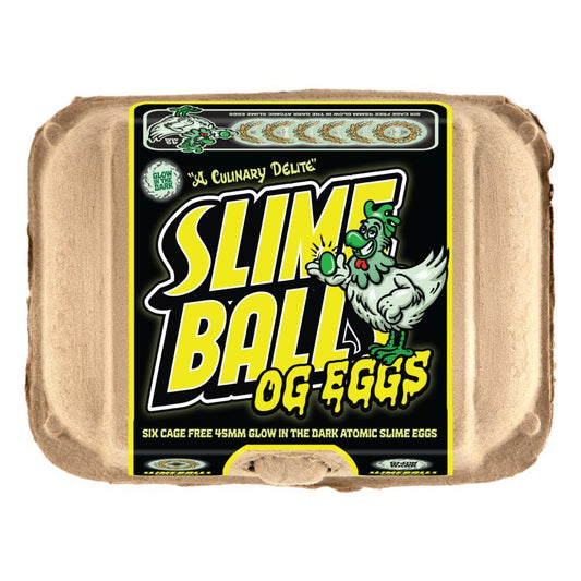 Slime Balls Skateboard Wheels OG Eggs Glow In The Dark 99a Green 45mm