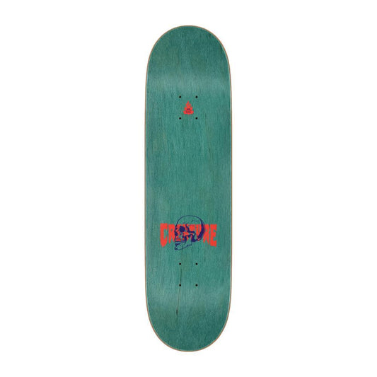Creature Birch Skateboard Deck Spiral Skull Blue Red 8.53"