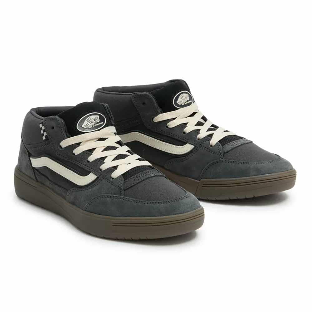 Vans Zahba Mid Unexplored Cold Cement Skate Shoes