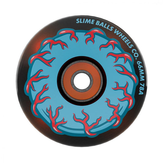 Slime Balls Wheels Prayer Candle Light Ups OG Black 66mm
