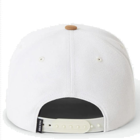 Brixton Linwood Netplus Snapback Cap One Size Off White Copper