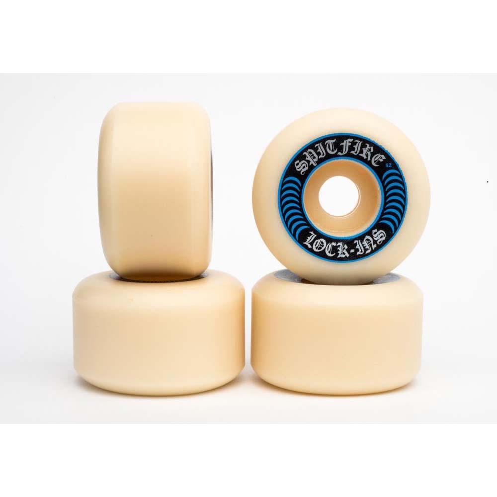 Spitfire Formula Four Skateboard Wheels Lock Ins 99DU Natural 53mm