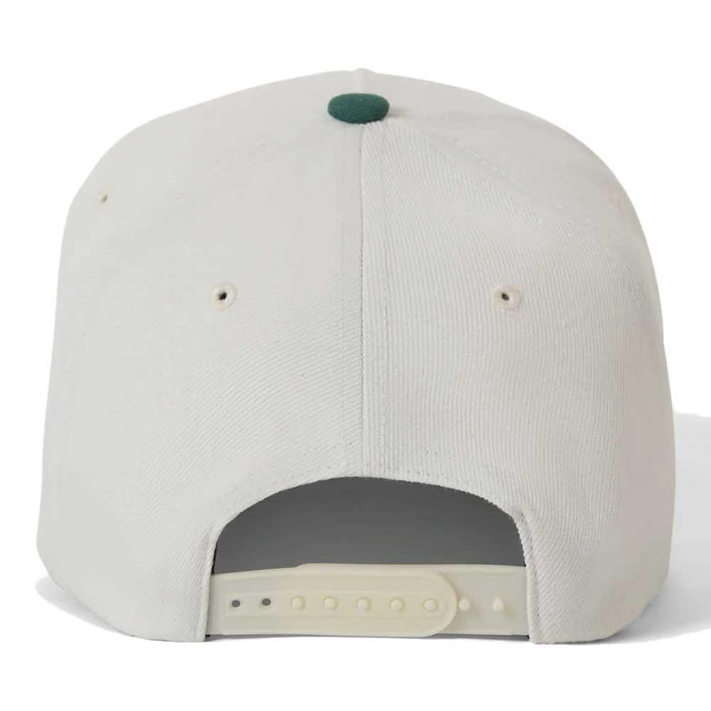 Brixton Linwood C NetPlus Snapback Cap Off White Primal Green