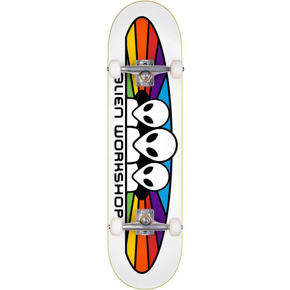 Alien Workshop Spectrum Factory Complete Skateboard White 7.75"