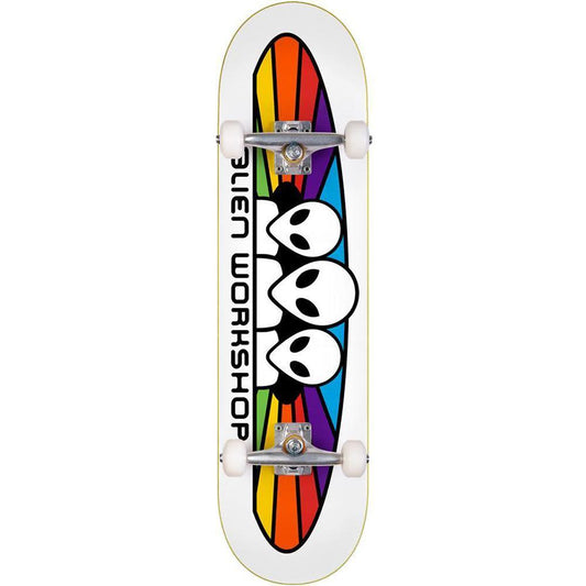 Alien Workshop Spectrum Factory Complete Skateboard White 7.75"