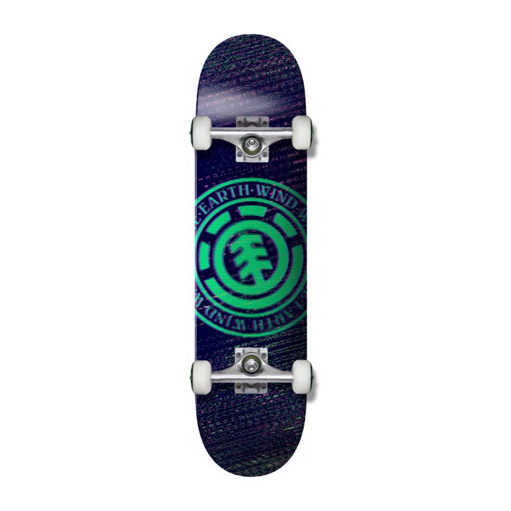Element Factory Complete Skateboard Static Black Green 8.25"