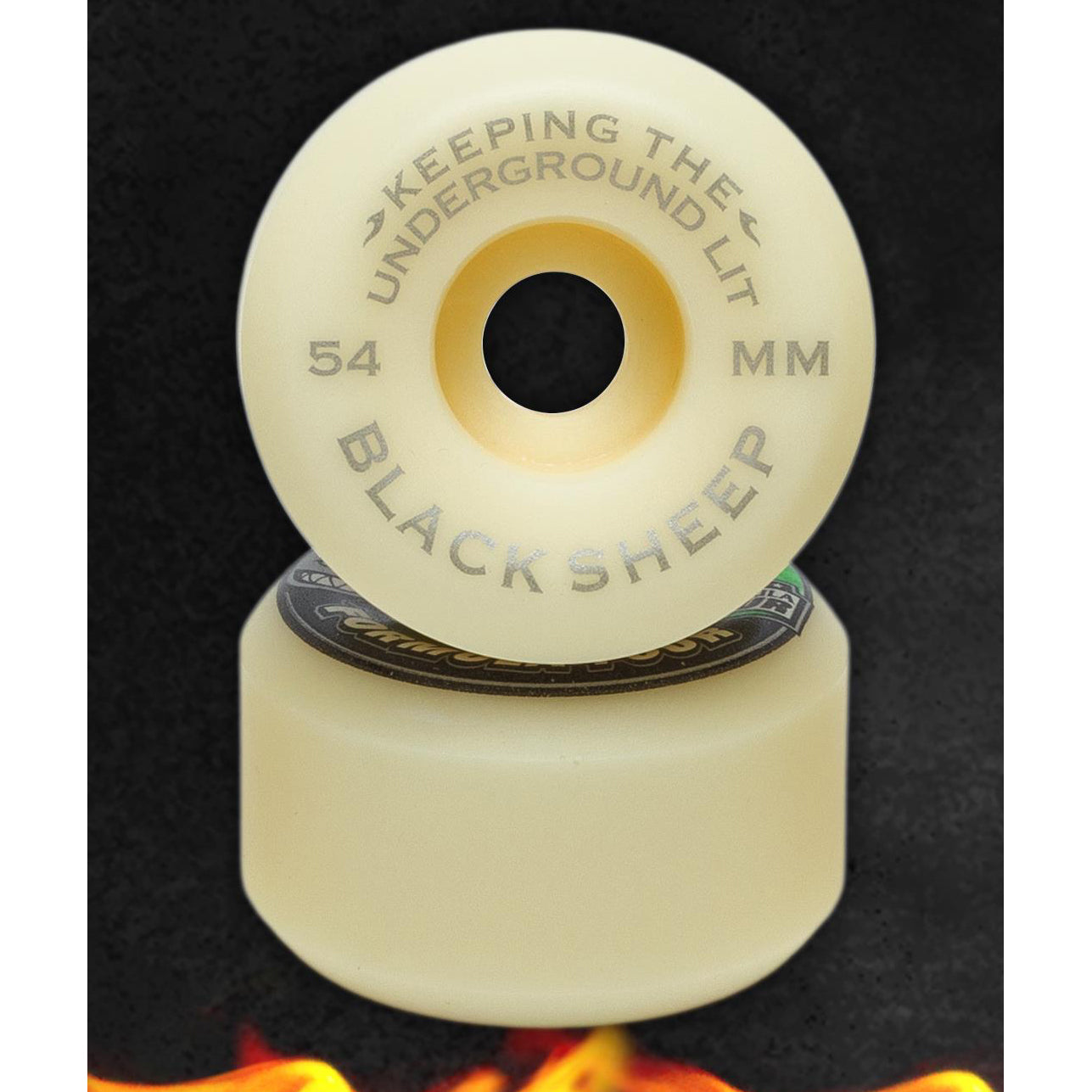 Spitfire X Black Sheep Store Formula Four Conical Full Skateboard Wheels 99DU 54mm