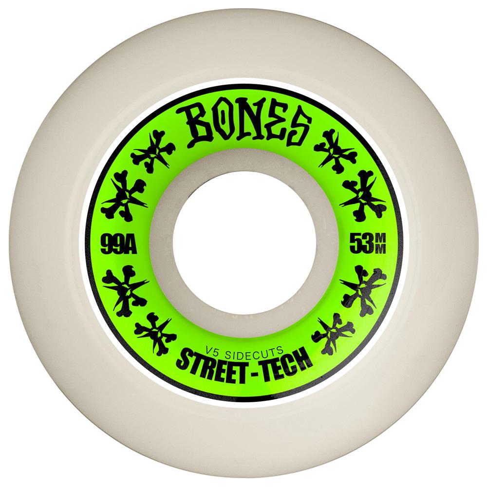Bones Skateboard Wheels STF 53mm 99A V5 Sidecut SP26