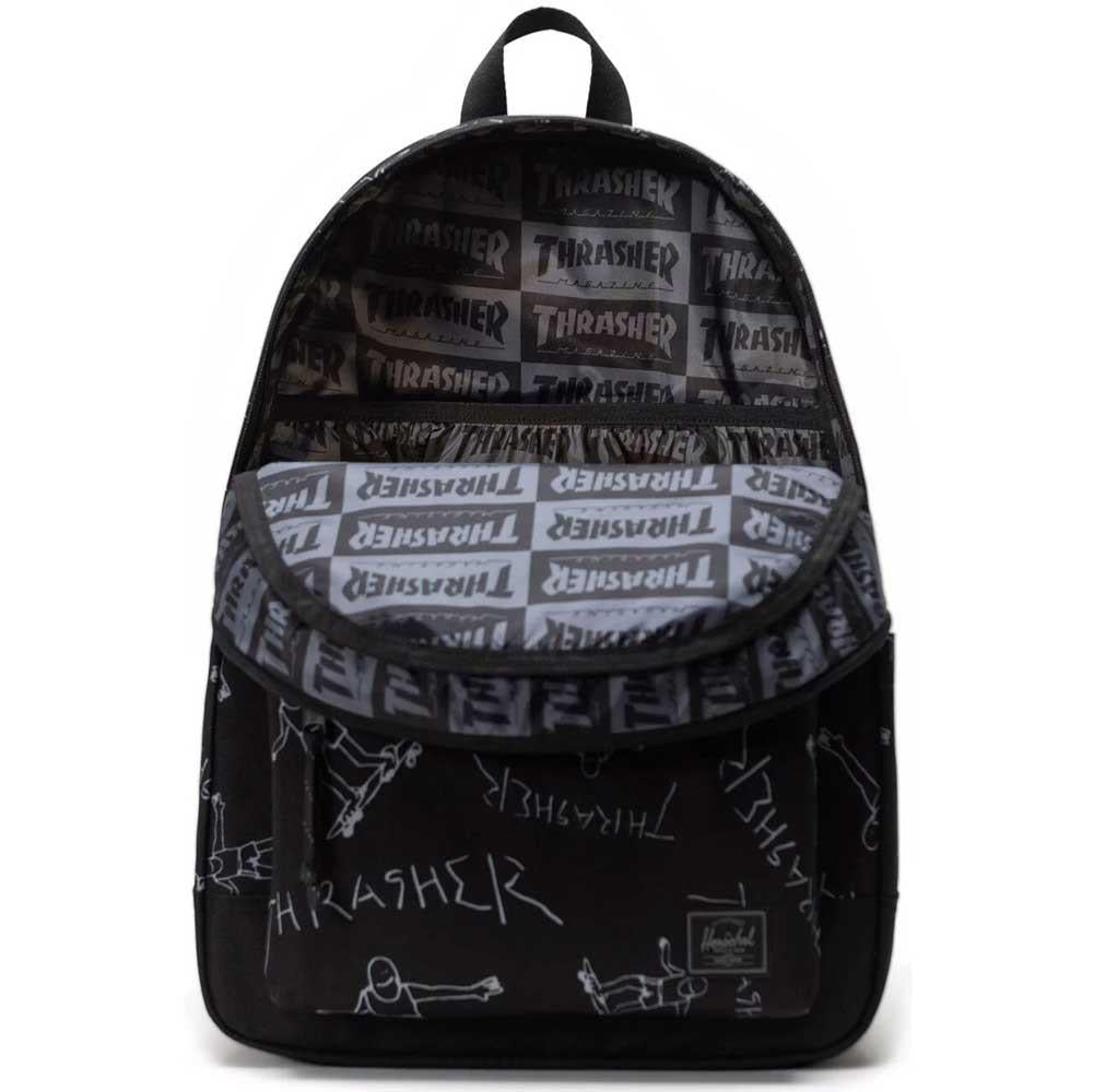 Herschel X Thrasher Magazine Gonz Classic XL Backpack Black