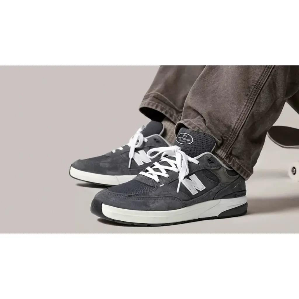 New Balance Andrew Reynolds 933 Skate Shoes Dark Grey White Skate Shoes