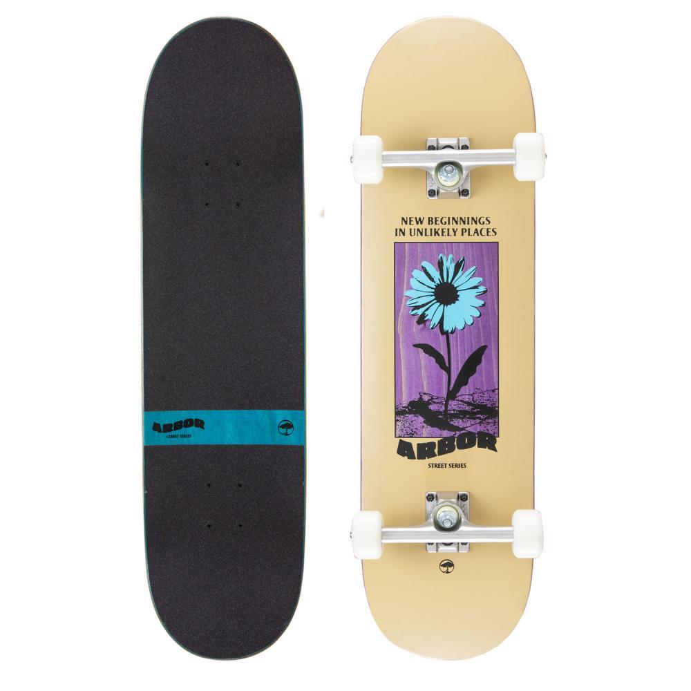 Arbor Street Complete Skateboard Daisy Multi 8.5"
