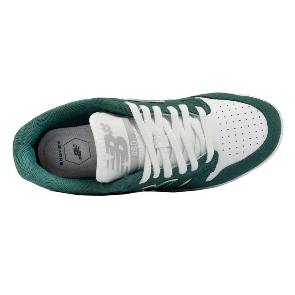 New Balance Numeric 480 Vintage Teal Green White Skate Shoes