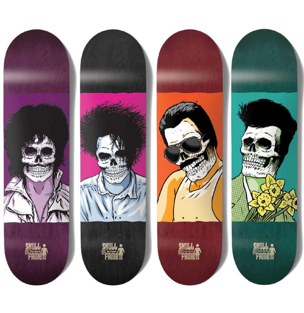 Girl Bannerot Skull of Fame Skateboard Deck G052 8.25"
