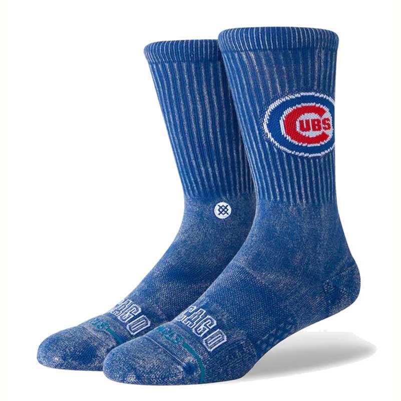 Stance Socks MLB Fade Chicago Cubs Blue Large