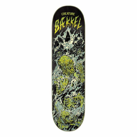 Creature Pro Skateboard Deck Baekke Doomsday Black/White/Green 8.375"