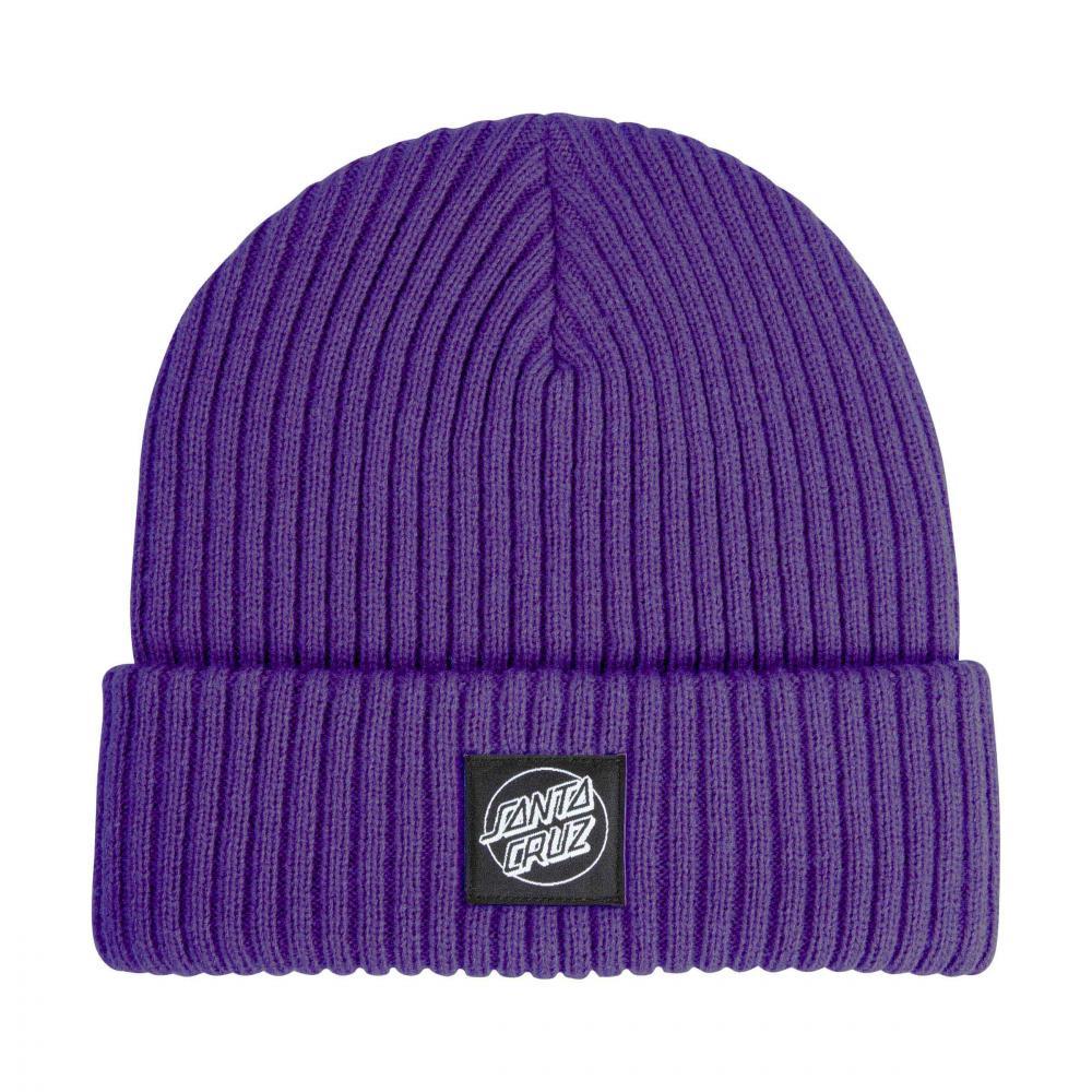 Santa Cruz Skateboards Beanie Opus Dot Label Beanie Purple Haze One Size Adult