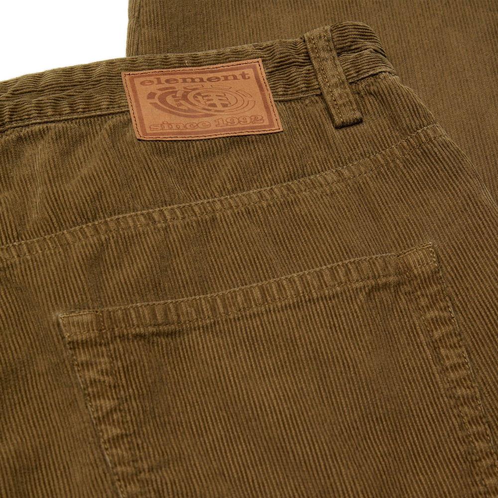 Element Relax 5 Corduroy Trousers Sepia Brown