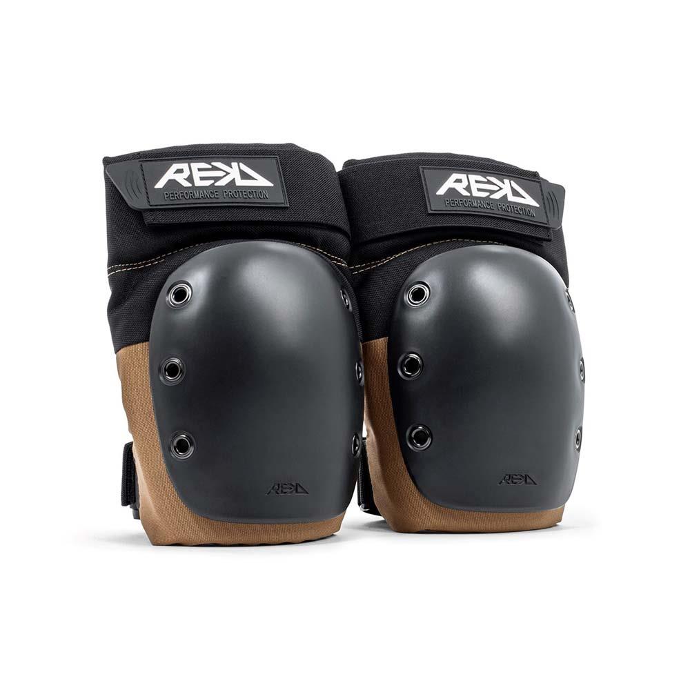 REKD Ramp Knee Pads Black Khaki