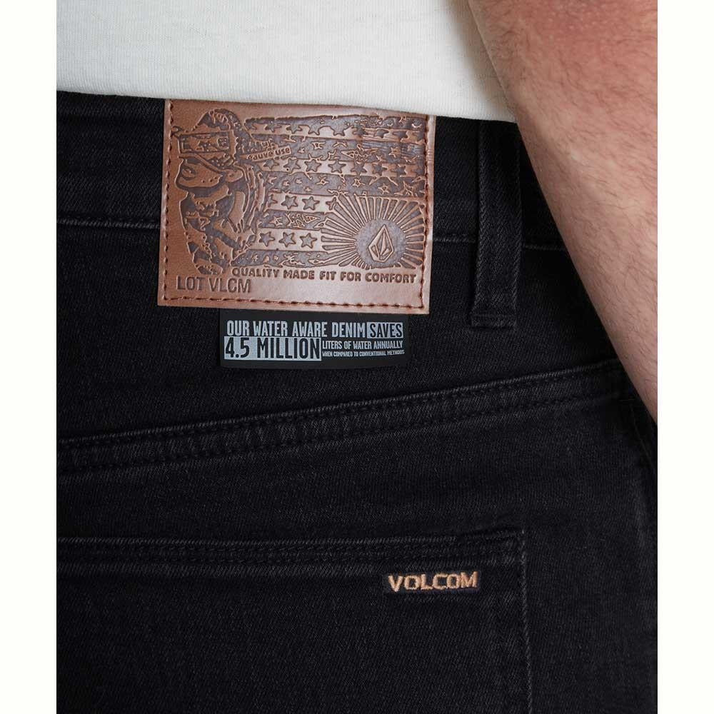 Volcom Solver Denim Jeans Black Out Summer 25