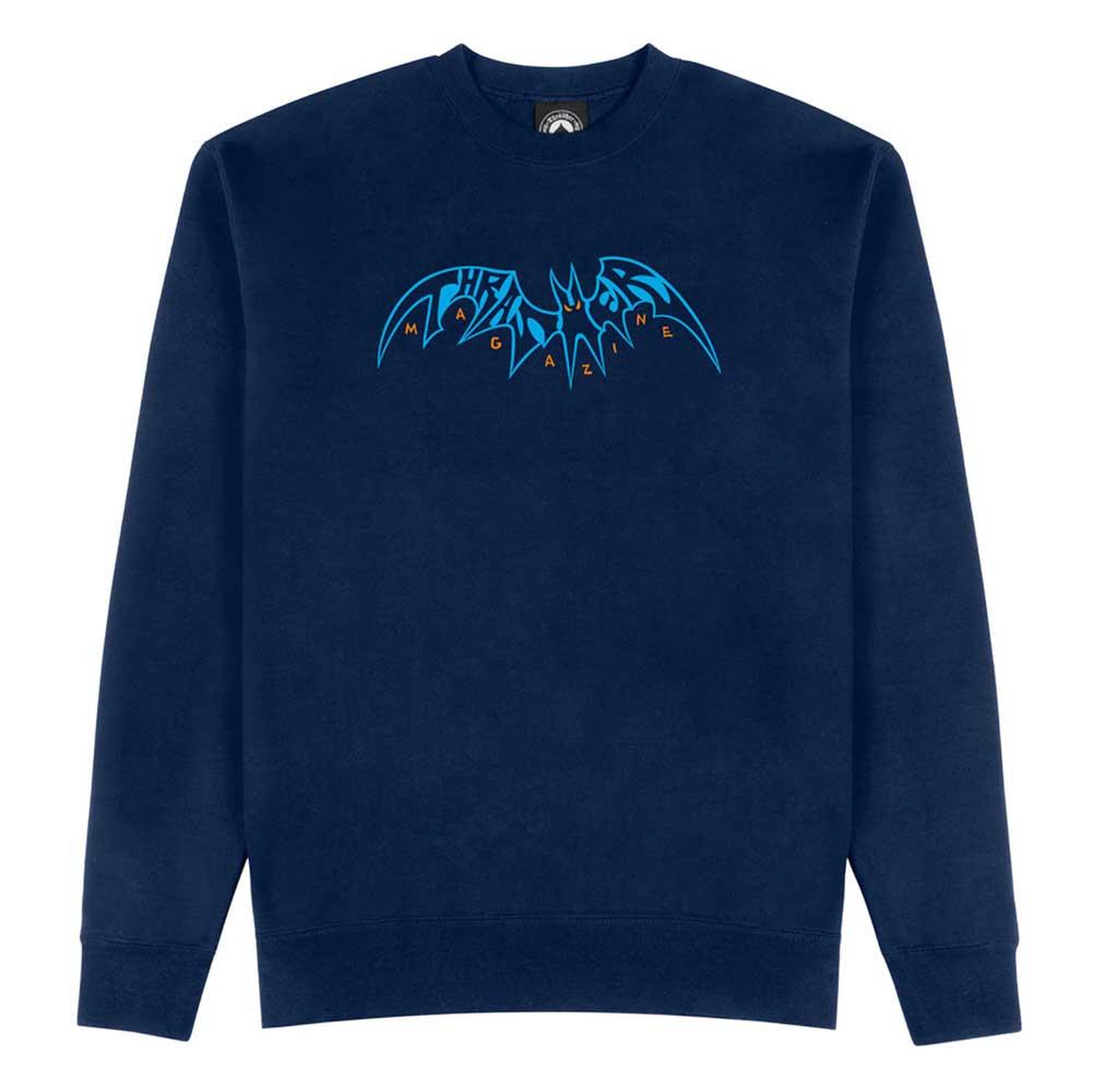 Thrasher Sky Rat By Neckface Crewneck Sweatshirt Navy
