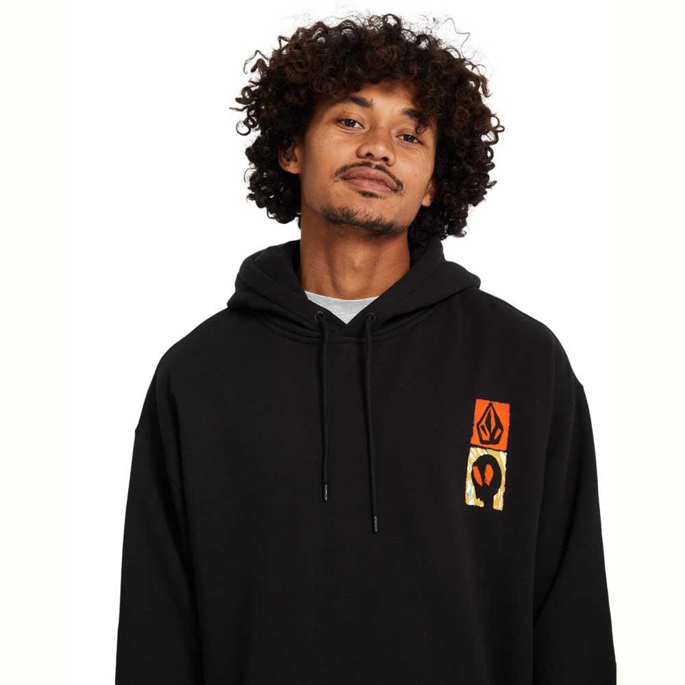 Volcom GonyVaders Pullover Hooded Sweatshirt Black