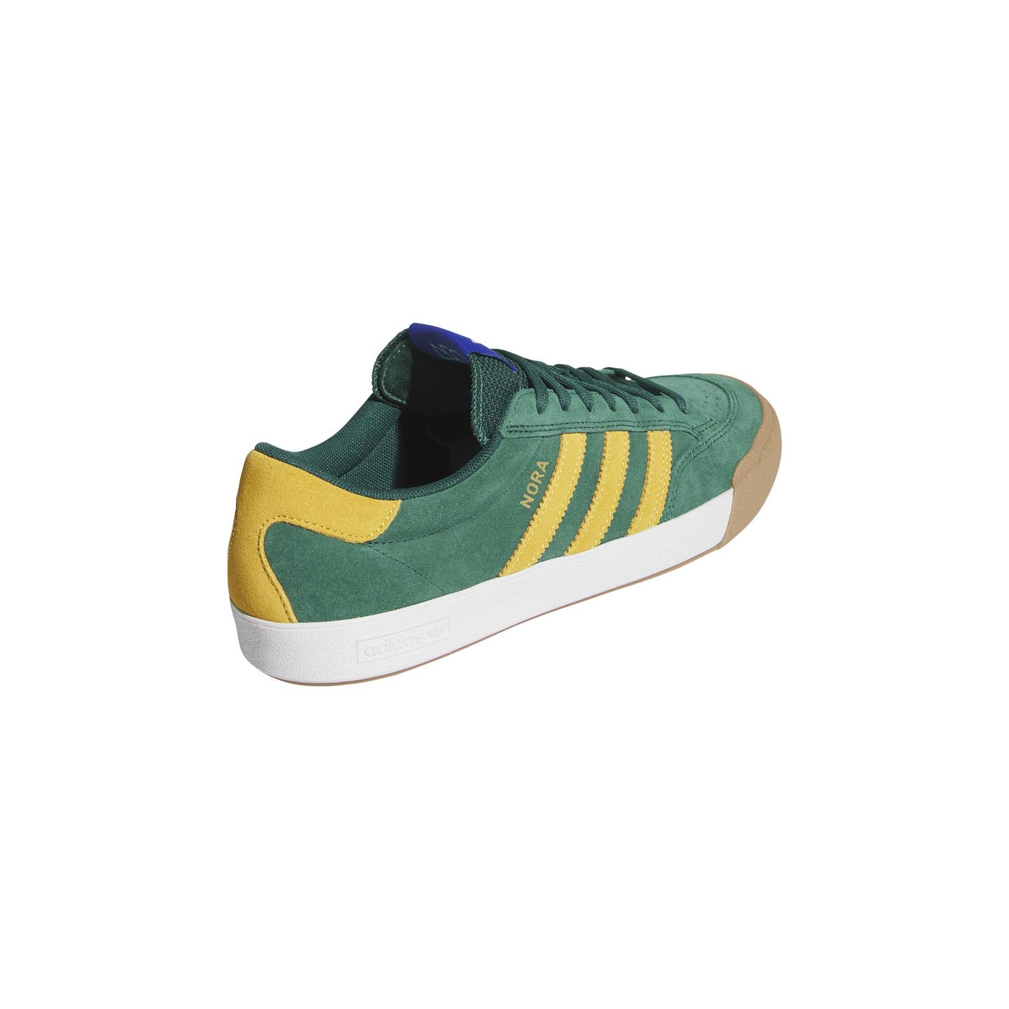 Adidas Skateboarding Nora Skate Shoes Collegiate Green Pre Loved Yellow Feather White