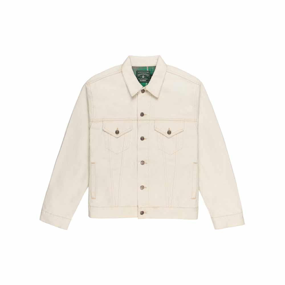 Element X Ralph Polo Lauren Trucker Jacket White Ecru