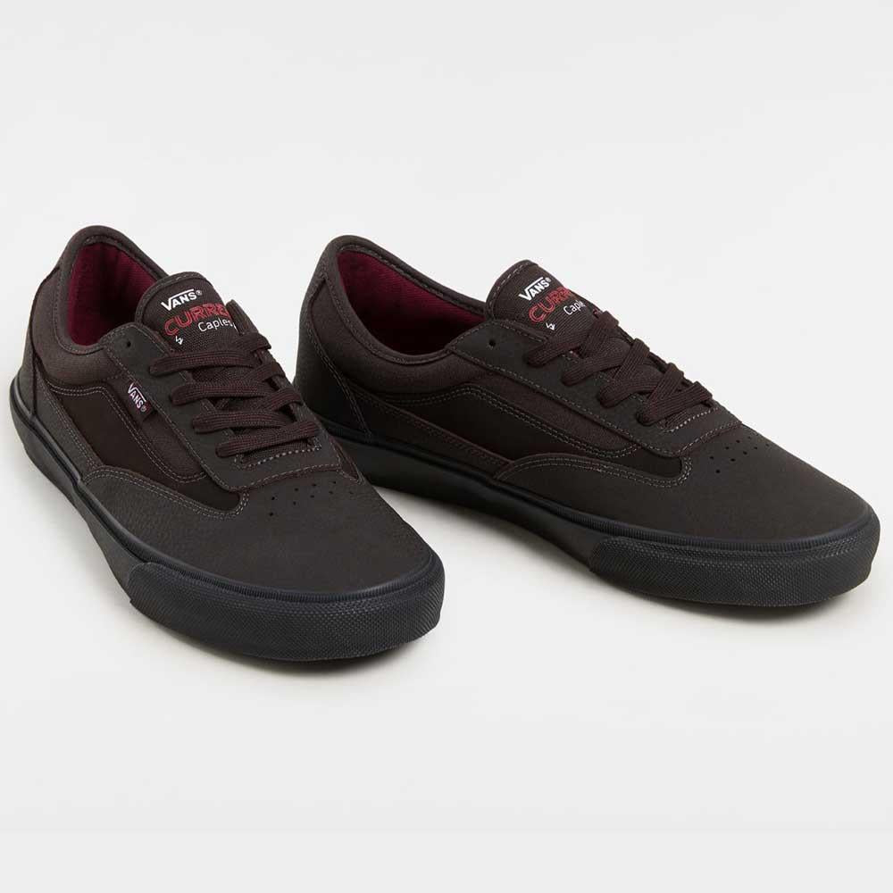 Vans Skate Curren Caples Dark Brown Skate Shoes