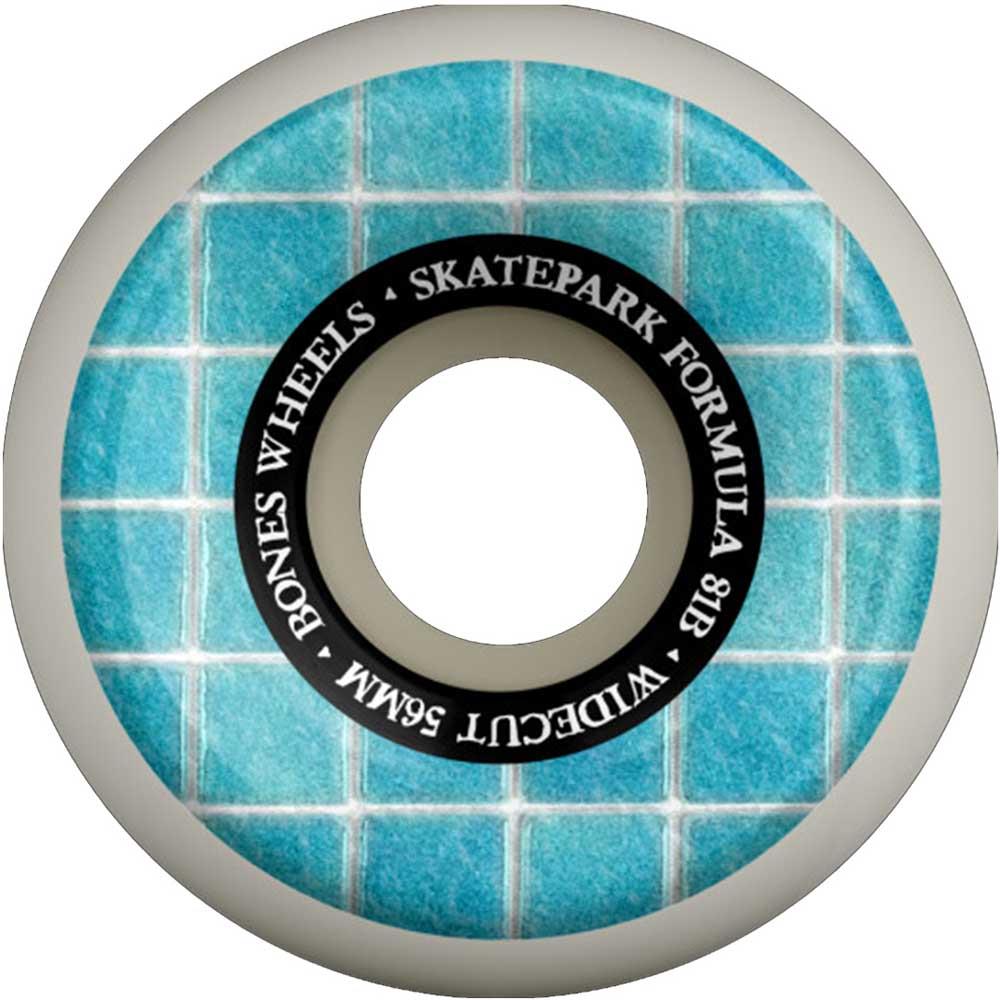 BONES V6 SPF Pool And The Gang Widecut Skateboard Wheels 56mm 81B