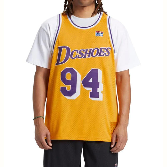 DC Shoes Showtime Basketball Jersey Saffron