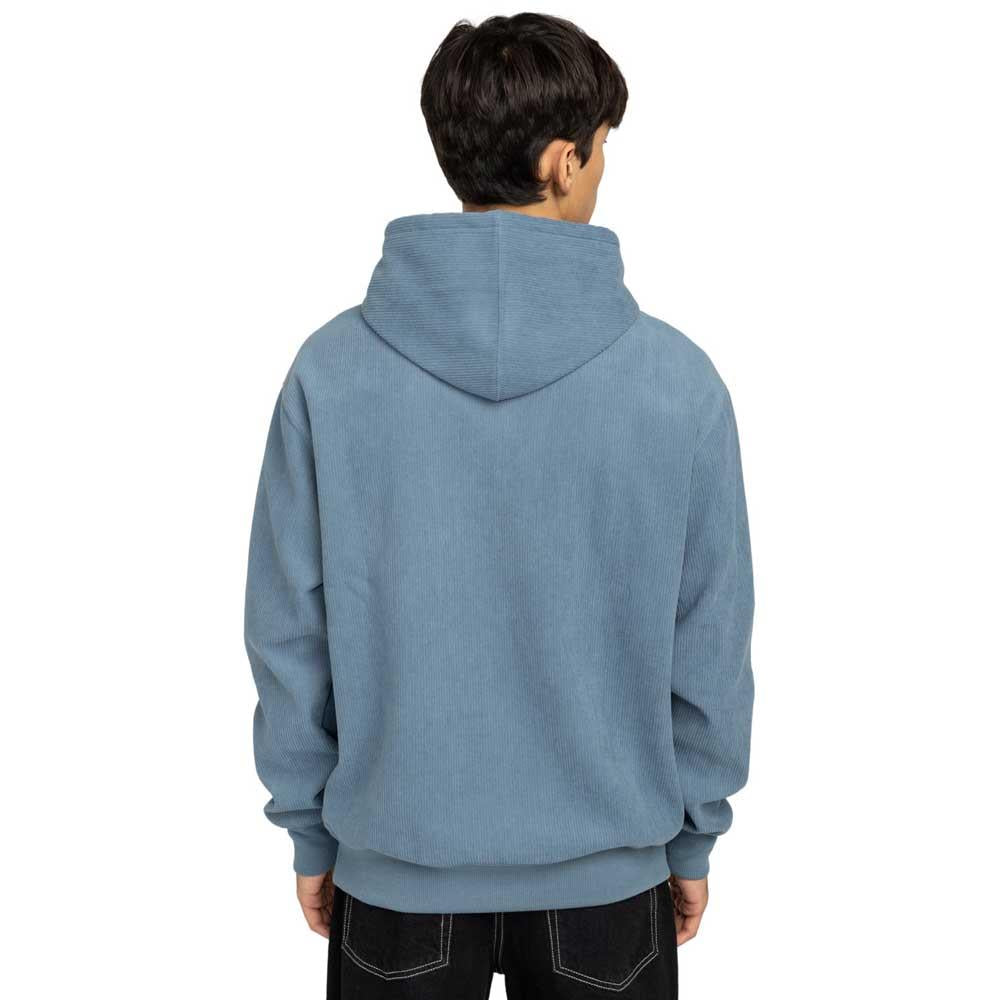 Element Serif Coruroy Pullover Hooded Sweatshirt Blue Mirage
