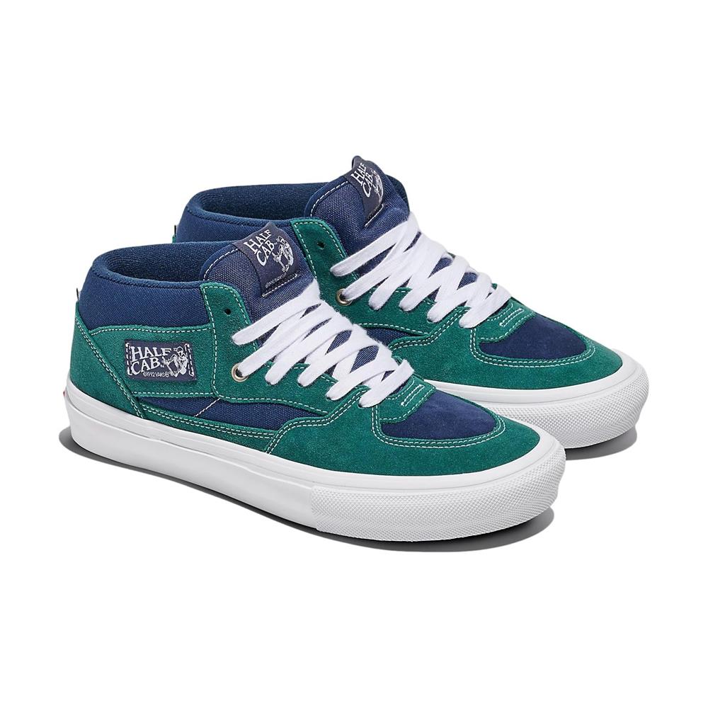 Vans Skate Half Cab Tartan Blue Green Skate Shoes