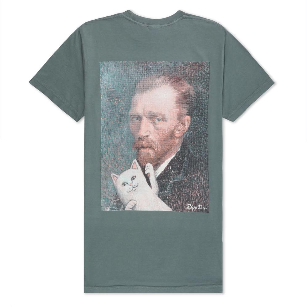 Ripndip Van Nermal T-Shirt Charcoal