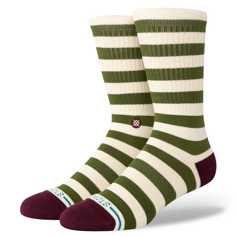 Stance Socks Breton Crew Green Medium