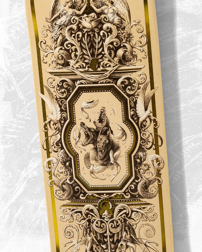 Real Kyle Cerberus True Fit Skateboard Deck Beige 8.25"