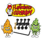 The Hardware Company THC  Hardworld Skateboard Nuts & Bolts 1" Allen Key & Sticker