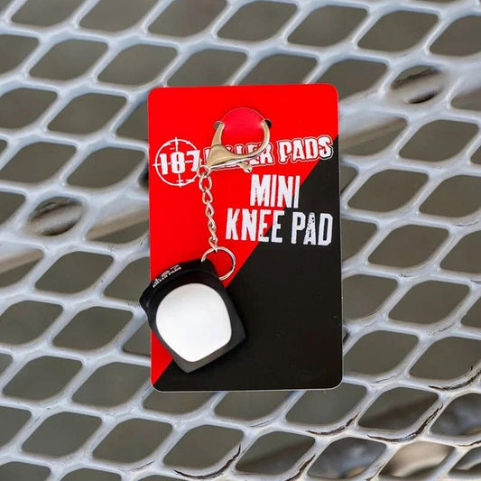 187 Killer Skateboard Pads Pro Knee Keychain Black