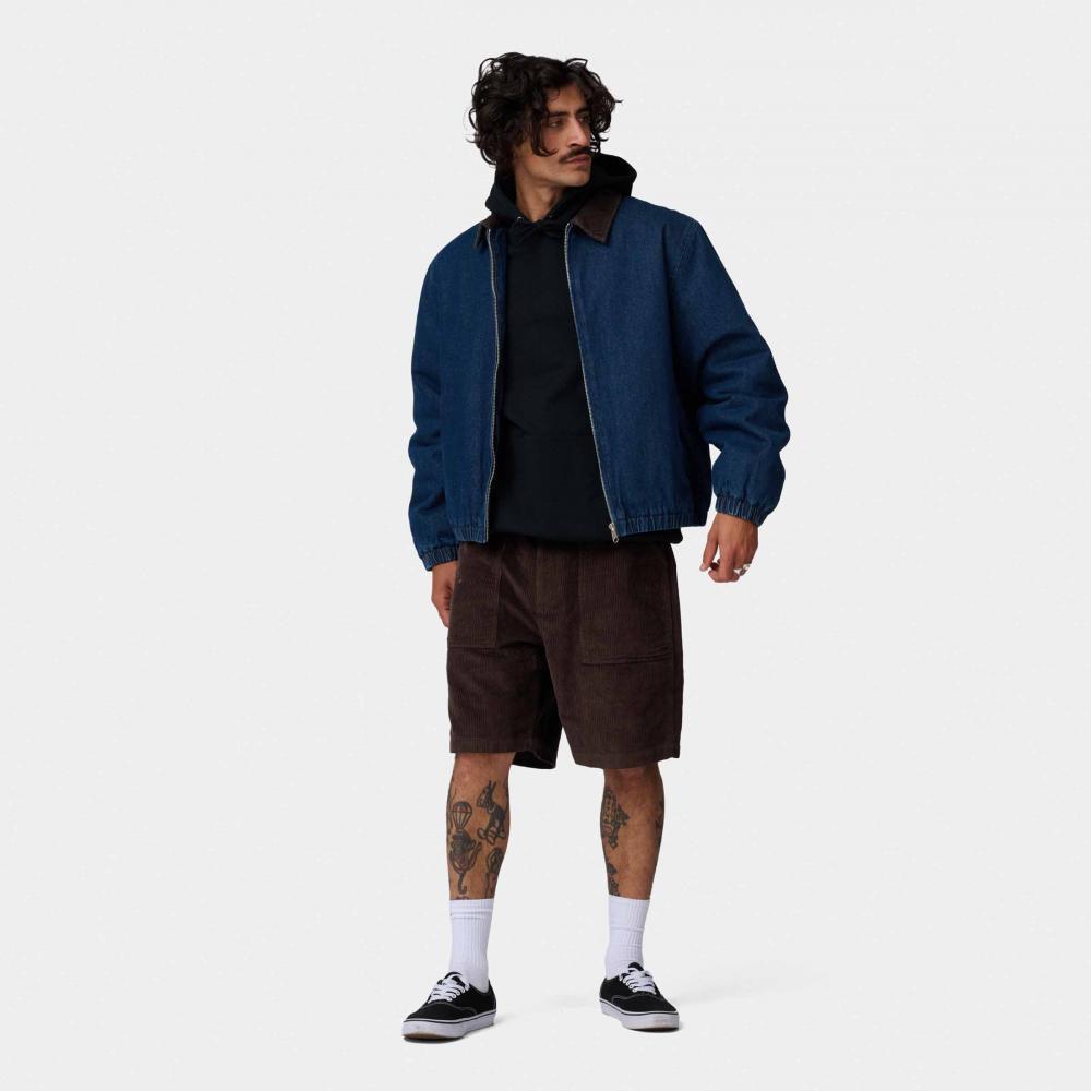 Santa Cruz Opus Dot Workwear Shorts Coffee Brown