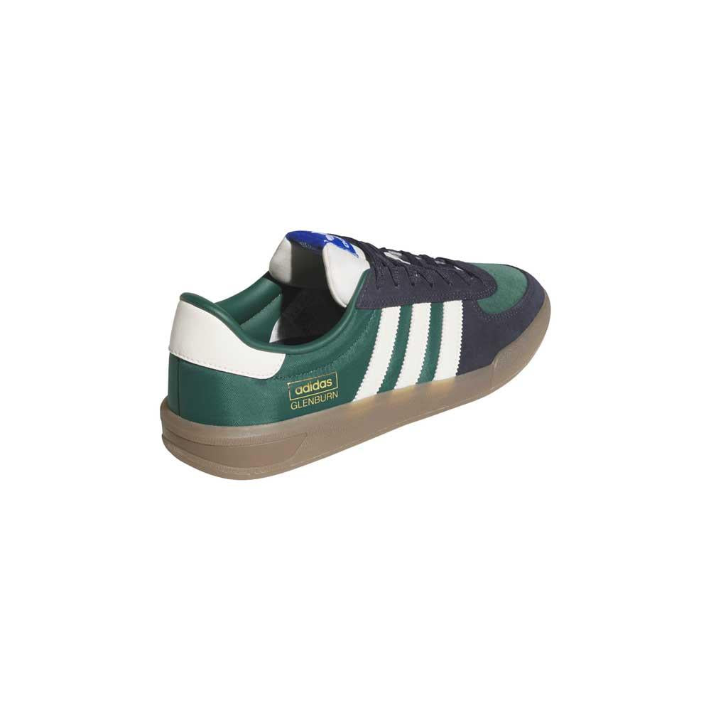 Adidas Glenburn Skate Shoes Collegiate Green Chalk White Legend Ink