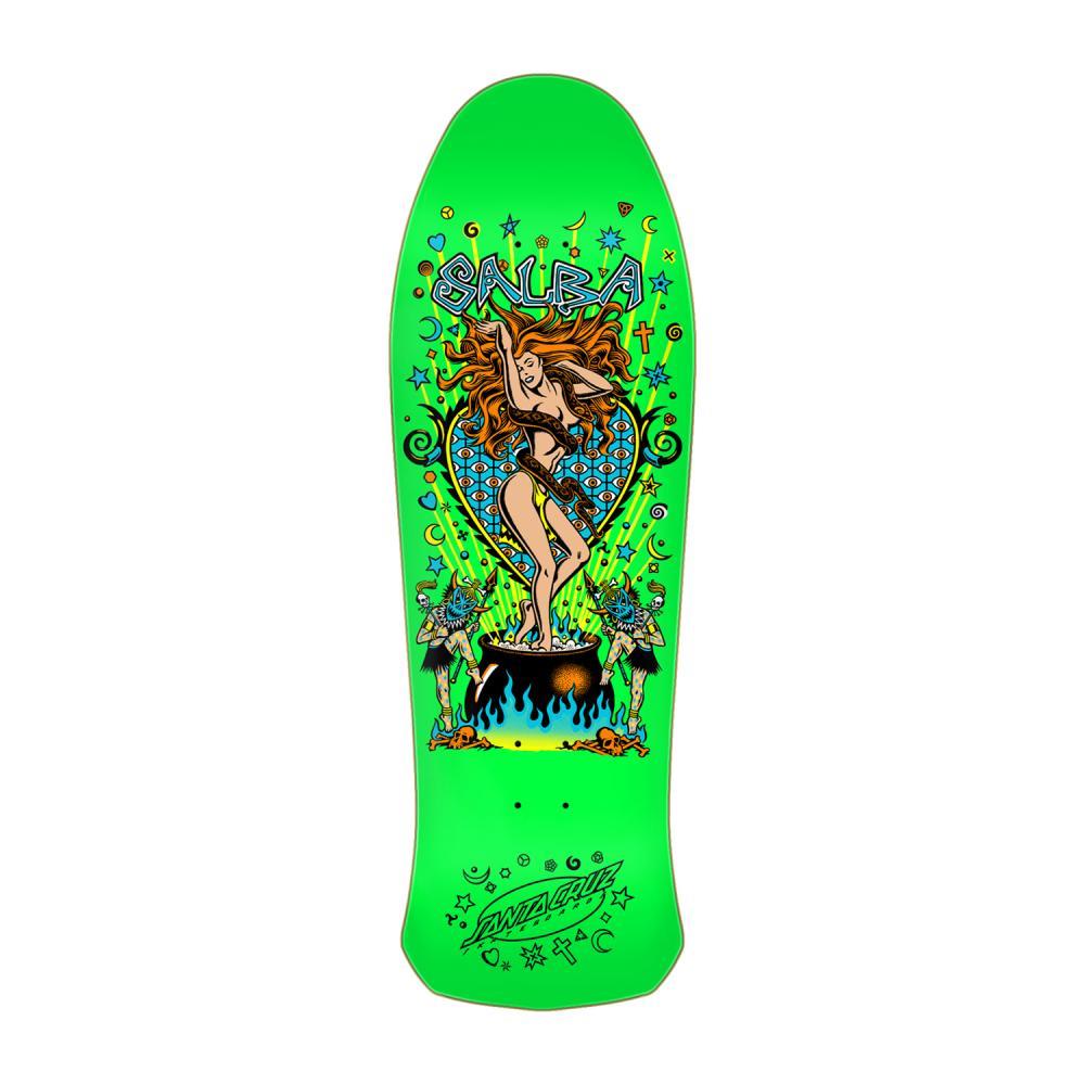 Santa Cruz Reissue Skateboard Deck Salba Witch Doctor Green 10.4