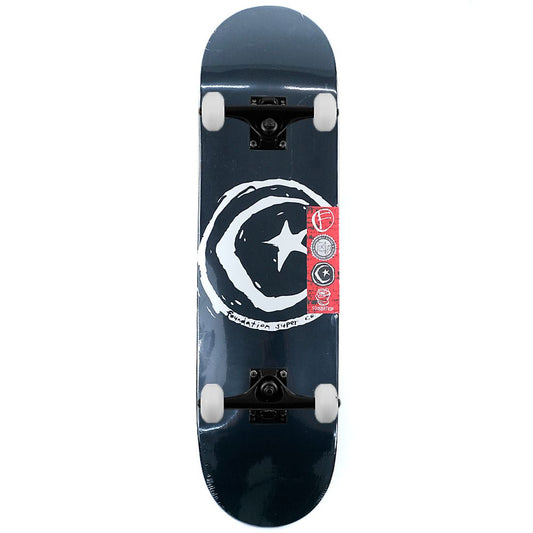 Foundation Star & Moon Black Complete Skateboard 8.375"