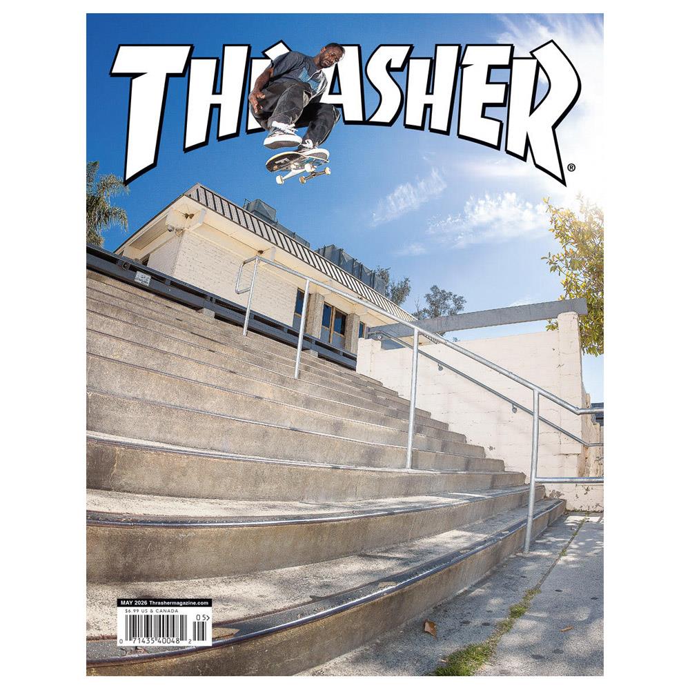Thrasher Magazine May 2026 Issue 550 Antwuan Dixon Switch Frontside Flip Cover