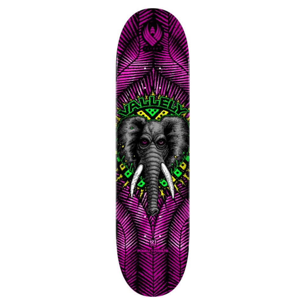 Powell Peralta Flight Mike Vallely Elephant Pink Foil Skateboard Deck 8.63"