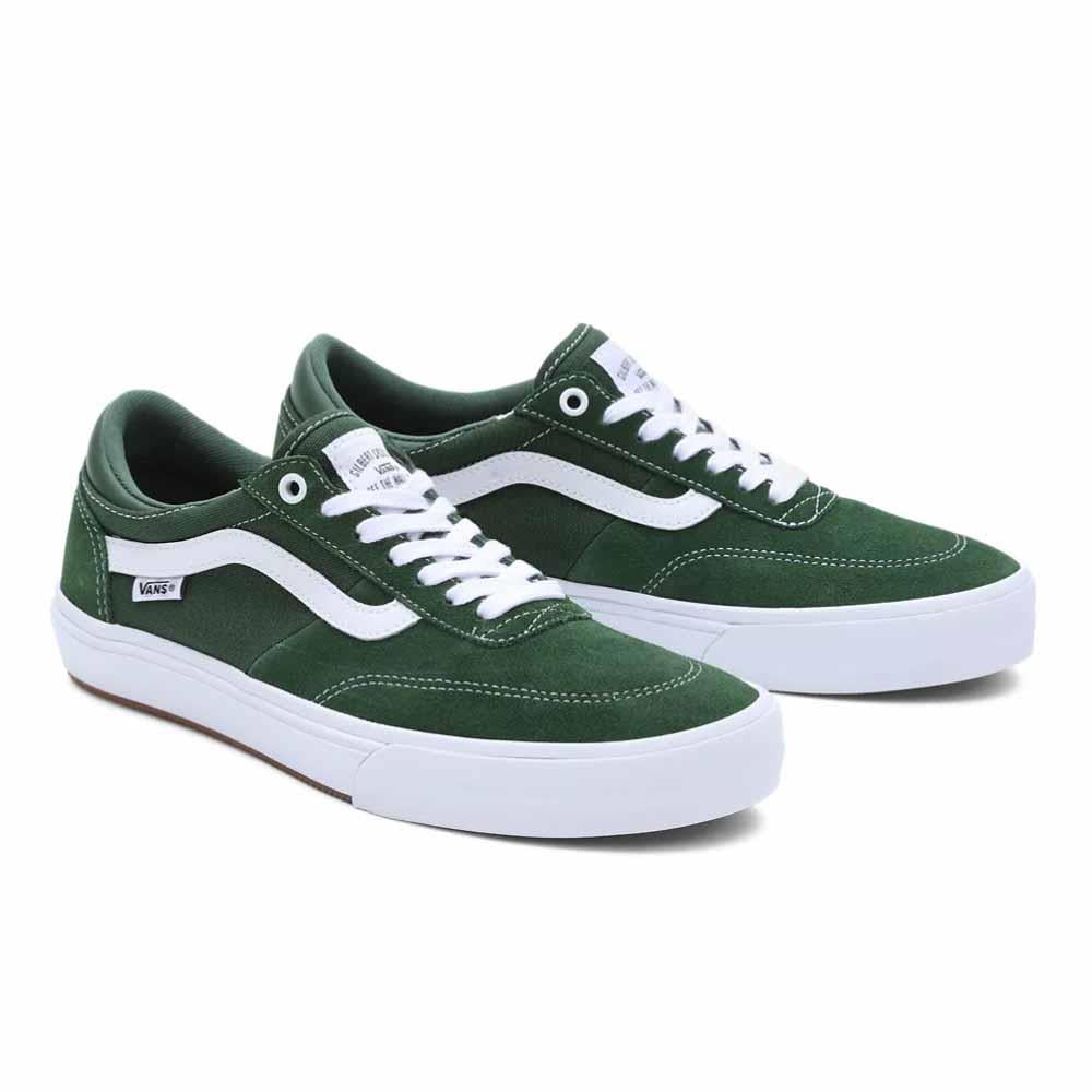 Vans MN Gilbert Crockett Vulcanised Green White Skate Shoes