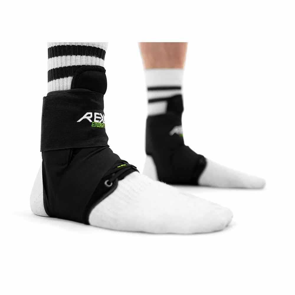 REKD Energy Covert Ankle Braces Black