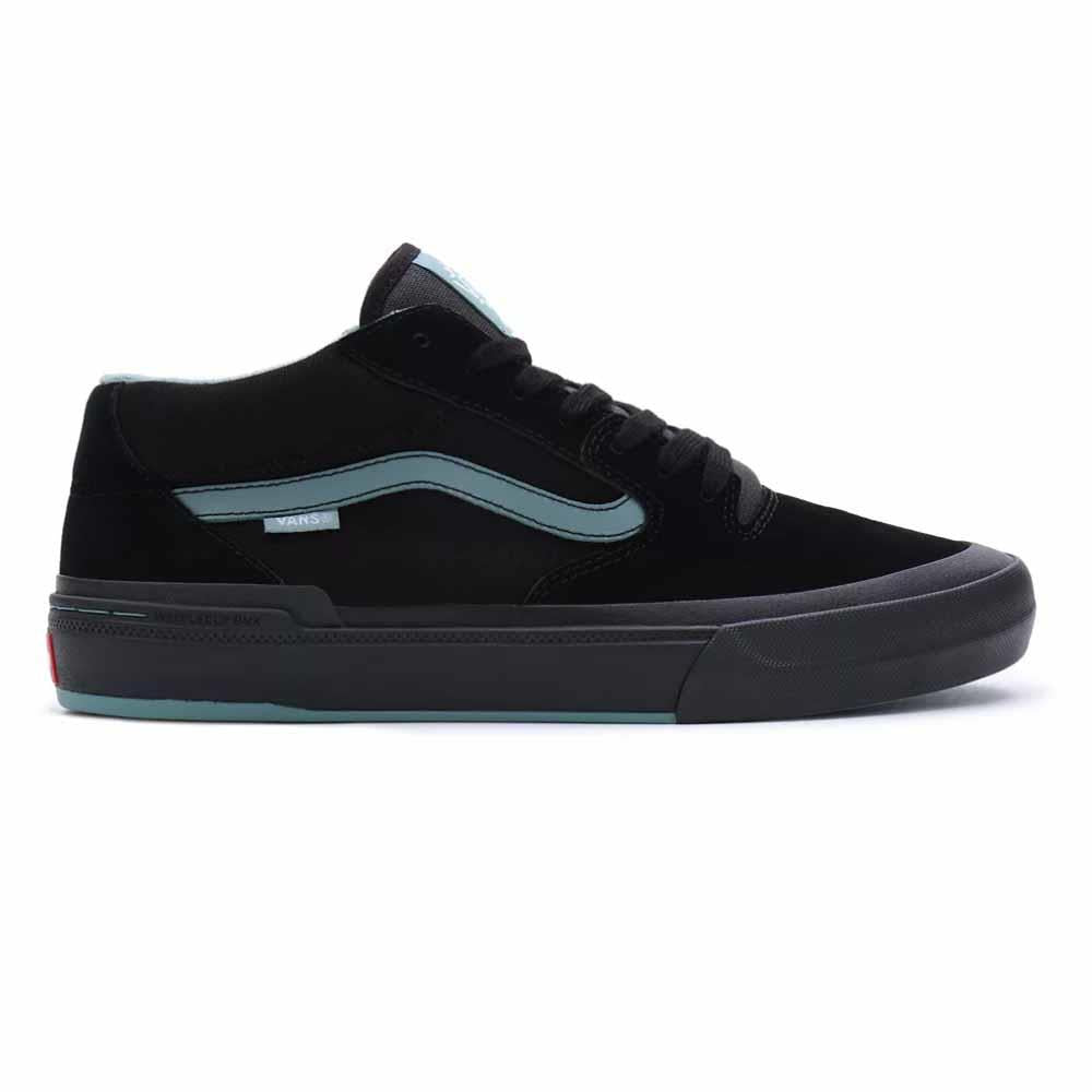 Vans BMX Style 114 Vulcanised Black Teal Skate Shoes