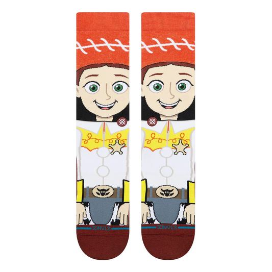Stance X Toy Story Jessie Crew Socks Red Large Uk7-11